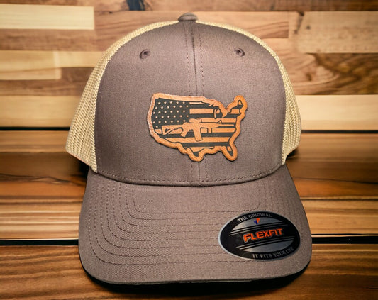 USA AR15 Patch Hat